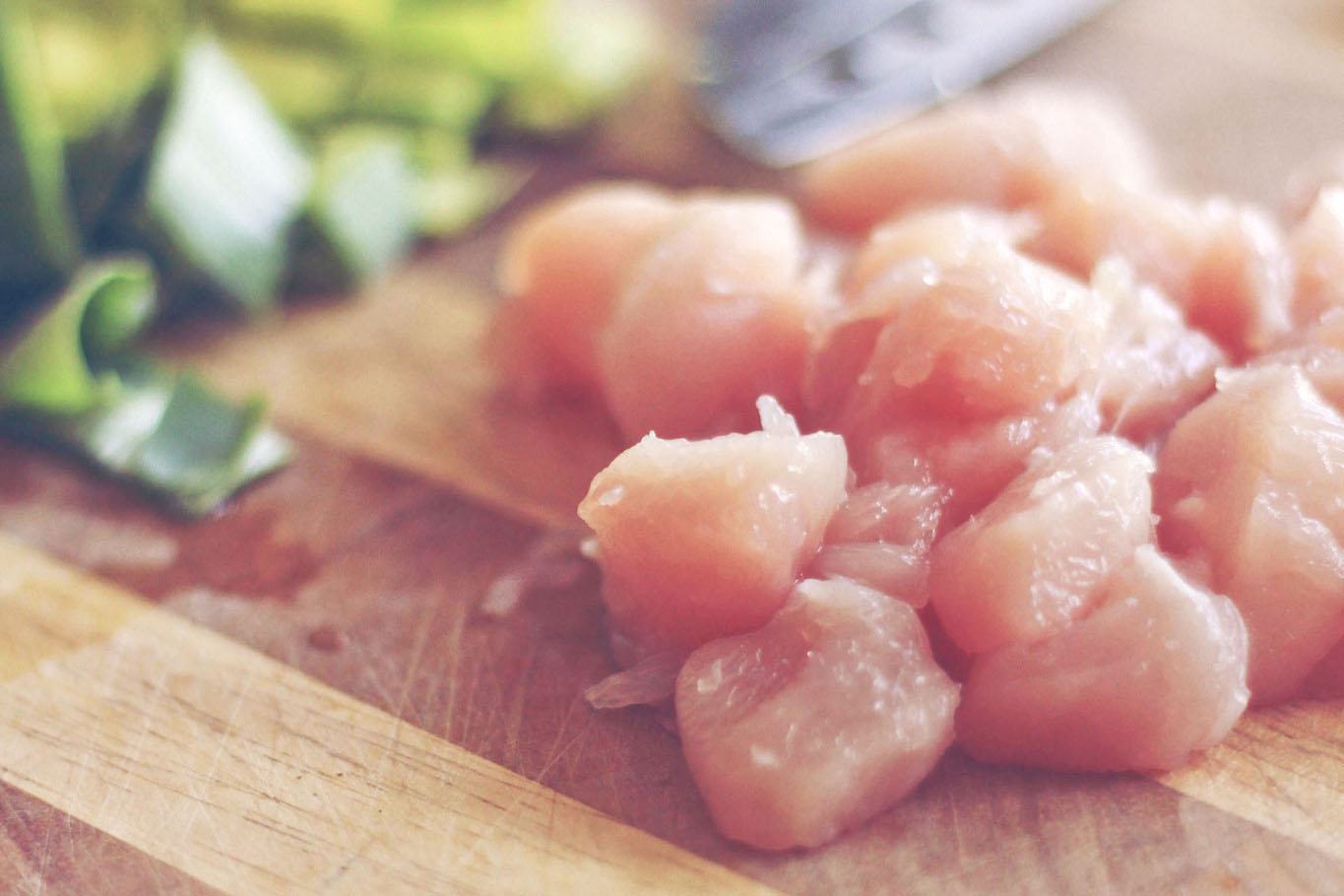 morceaux de filet de poulet