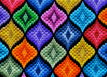 L'artisanat est coloré et magnifique.