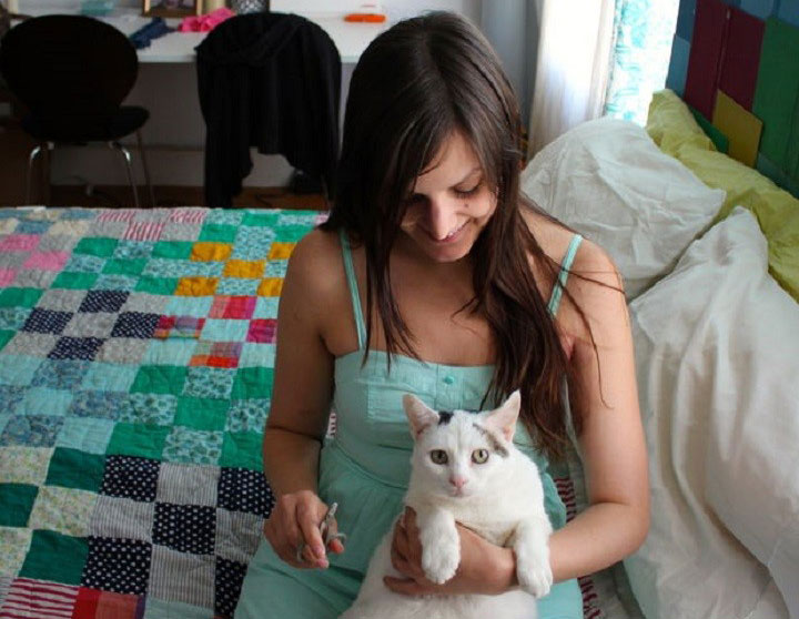 Couper les griffes d'un chat