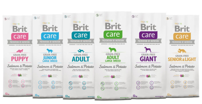 Gamme d'aliments sans céréales Brit Care