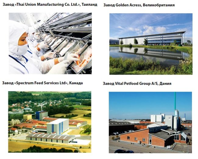 Les usines Magna, fabricant des aliments pour animaux Gina