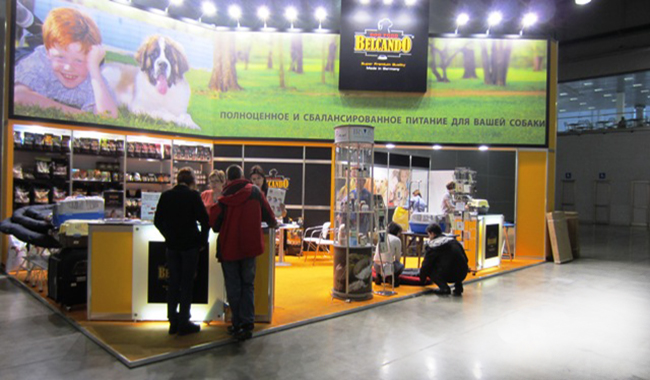 stand d'exposition alimentaire Belcando