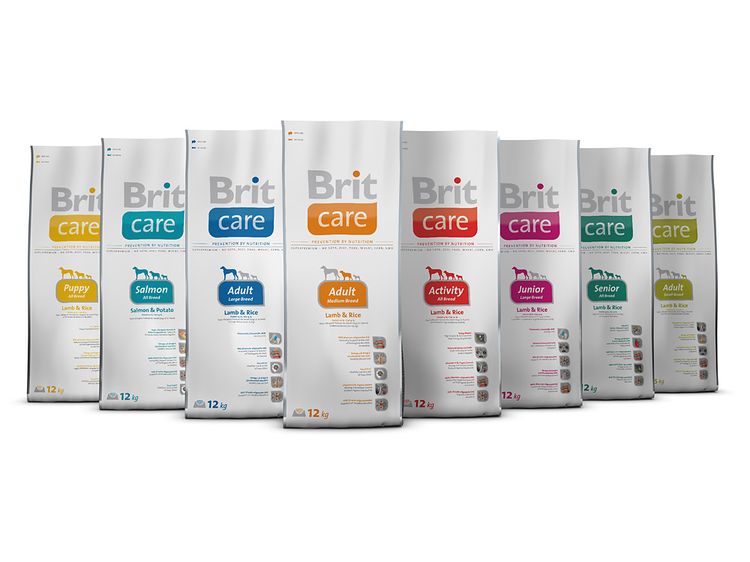 Gamme de produits alimentaires Brit Care