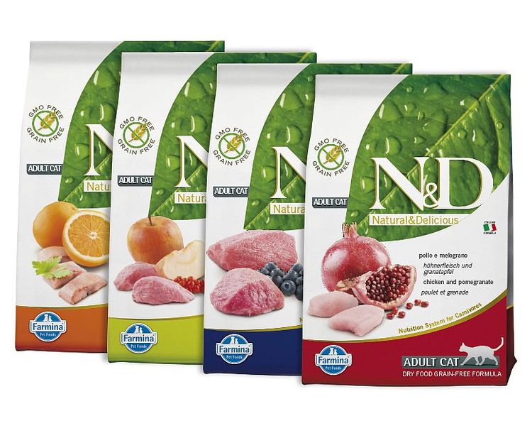 Gamme de produits alimentaires Natural & Delicious (N&D)
