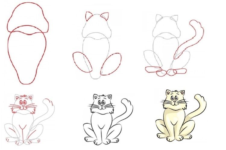 Un chat de dessin animé