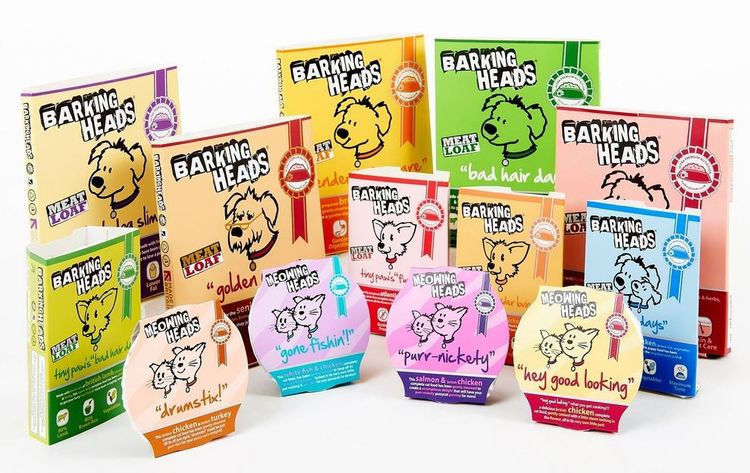 La gamme de produits alimentaires Barking Heads