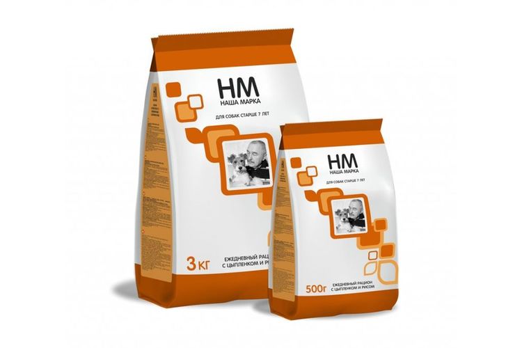 Notre marque d'aliments pour chiens de plus de 7 ans