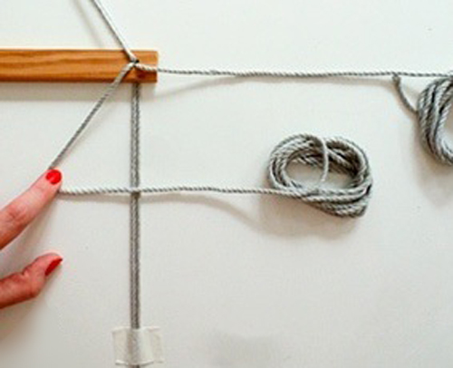 Fixer les cintres au cadre