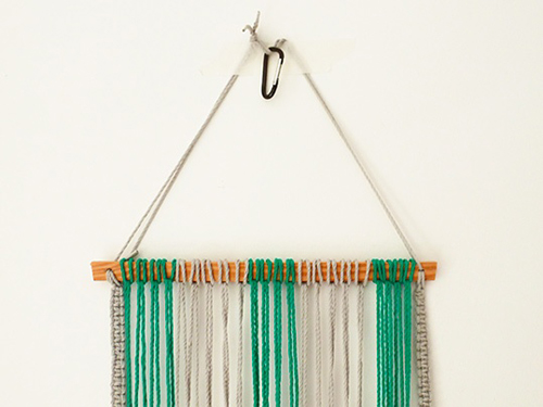 Fixation des fils au cadre