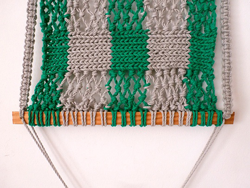 Tisser le tissu du hamac