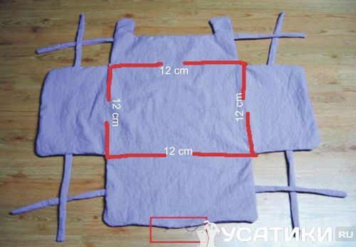 Coudre le long du périmètre