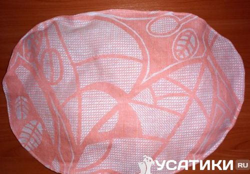 Coudre le produit sur toute la circonférence