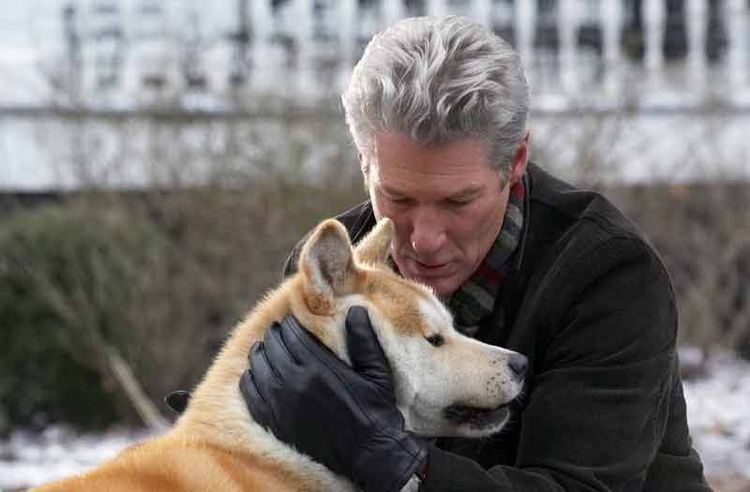 Richard Gere avec son chien