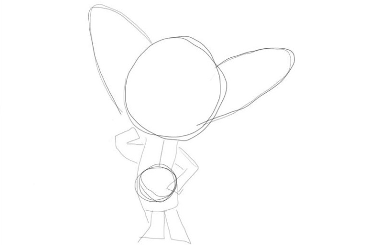 Croquis de Barboskin le chiot