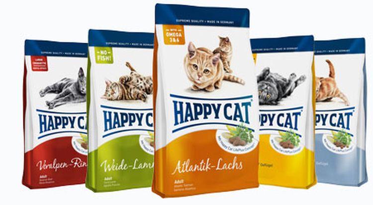Gamme d'aliments Happy Cat
