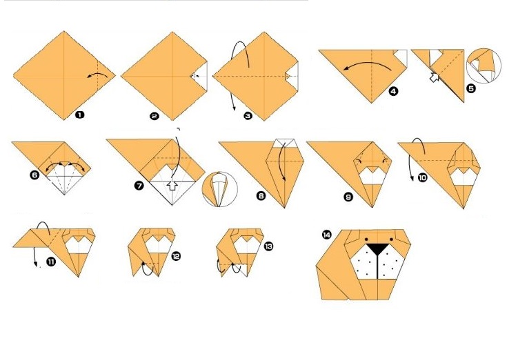 Bouledogue en papier