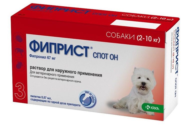 Gouttes Fiprist Spot On