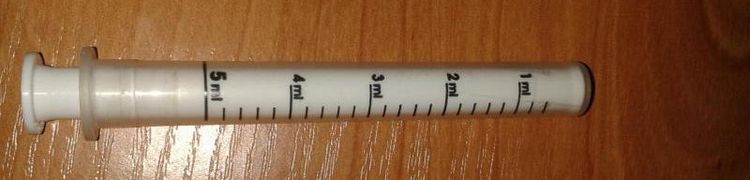 Seringue pour suspension