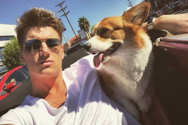 Alexeï Vorobyov et son chien