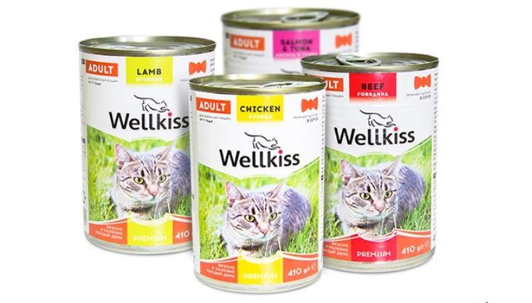 Nourriture en conserve pour chats Wellkiss
