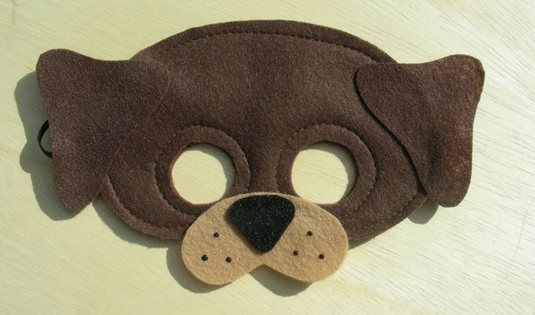 Masque pour chien fait maison
