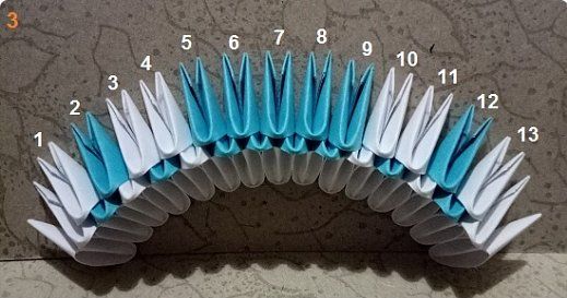 chien en origami modulaire