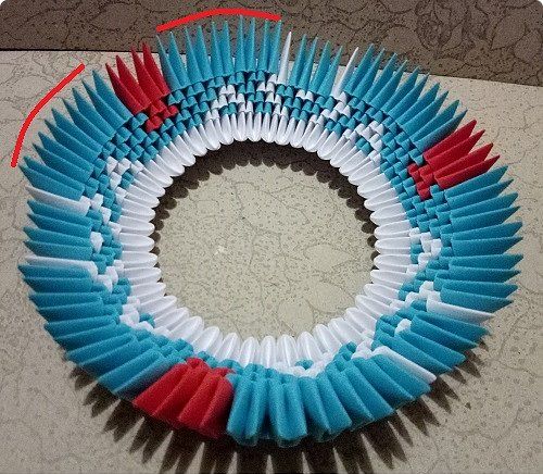 chien en origami modulaire