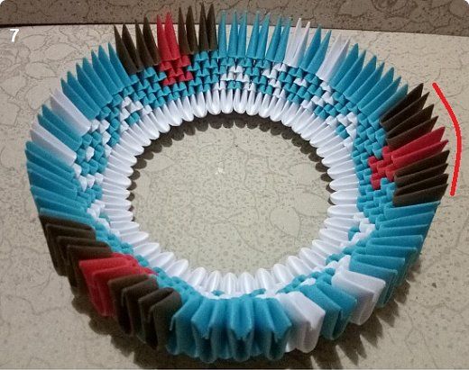 chien en origami modulaire