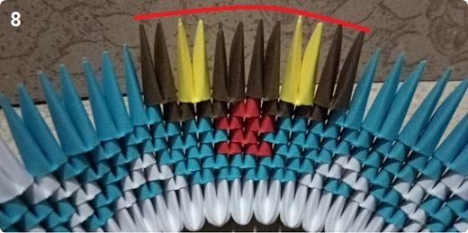 chien en origami modulaire