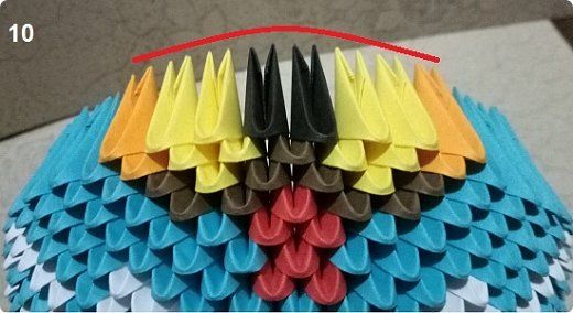 chien en origami modulaire