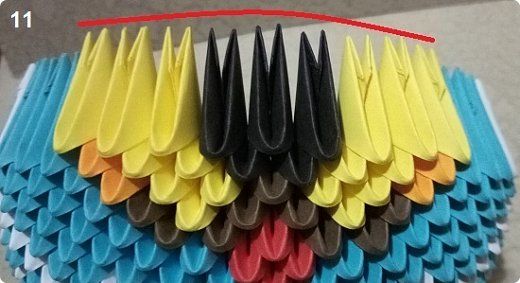 chien en origami modulaire