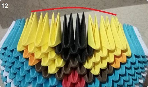 chien en origami modulaire