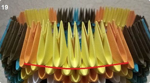 chien en origami modulaire