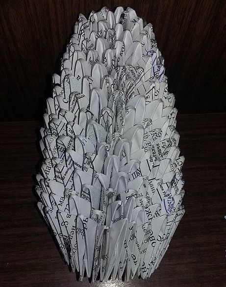 MK Artemon en technique d'origami modulaire