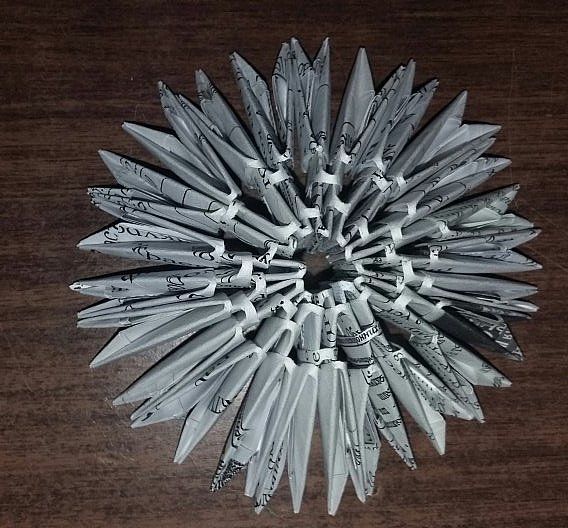 MK Artemon en technique d'origami modulaire