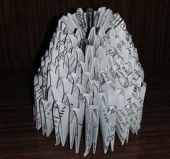 MK Artemon en technique d'origami modulaire