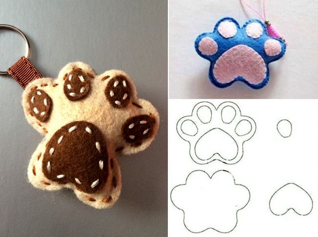 Artisanat en feutrine pour chiens