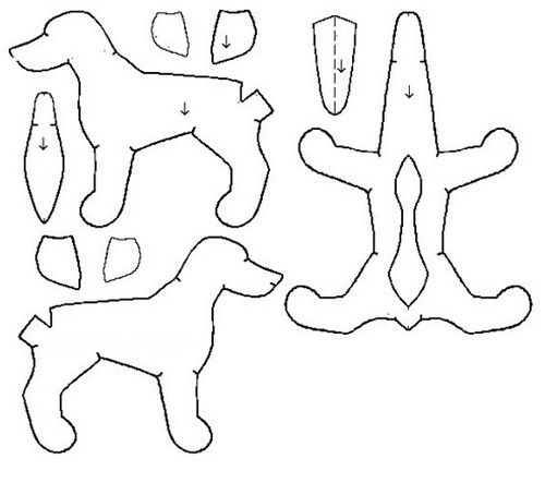 Artisanat en feutrine pour chiens