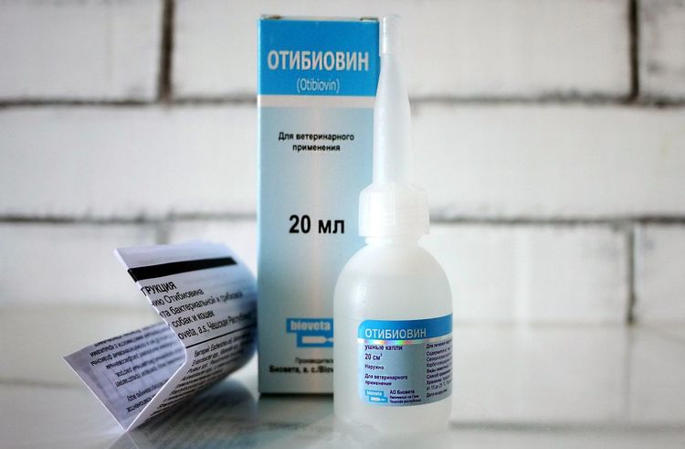 Otibiovin - gouttes pour chiens