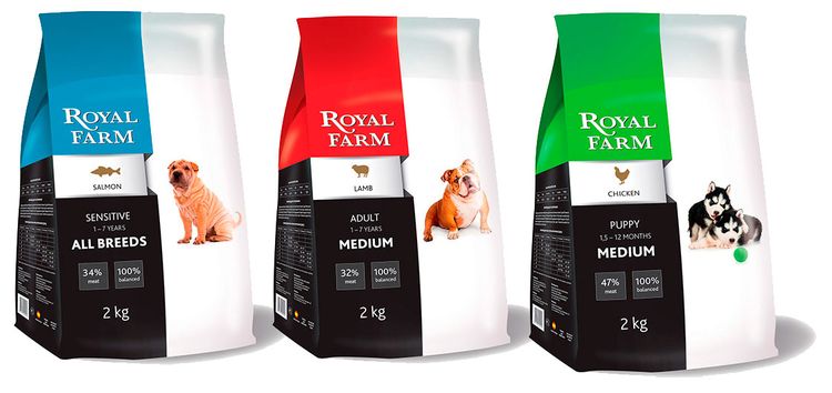 Croquettes Royal Farm pour chiens