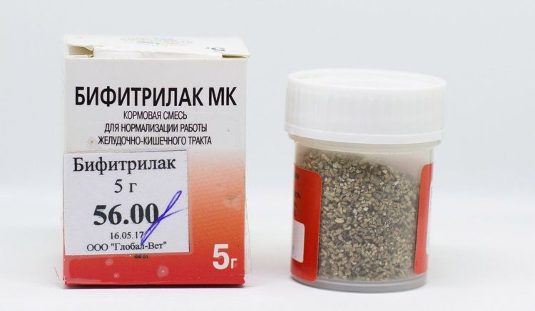 Poudre de bifitrilak pour chats