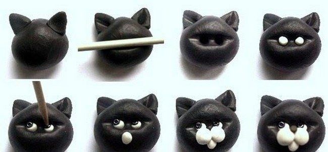 Comment fabriquer un chat en pâte à modeler