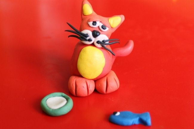 Le Chat Botté MK en pâte à modeler