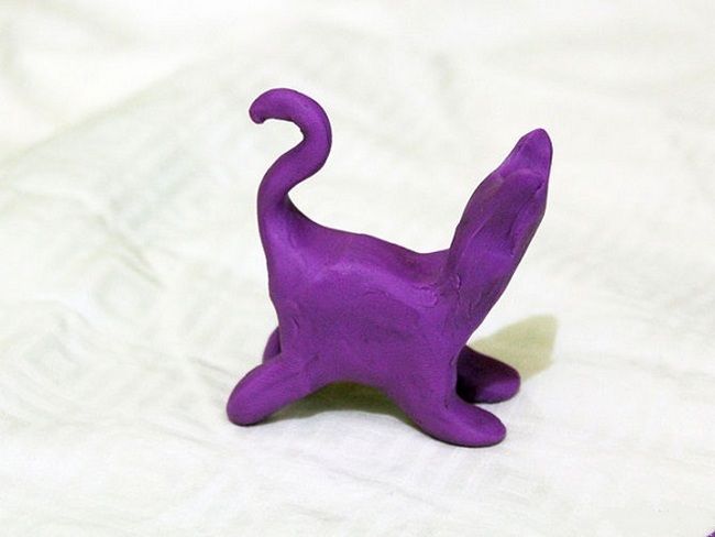 Comment fabriquer un chat en pâte à modeler