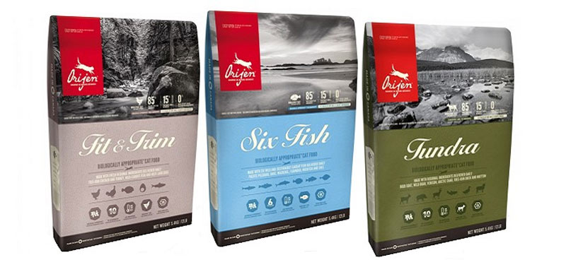 Orijen est une marque d'aliments pour chats de haute qualité et relativement chère.