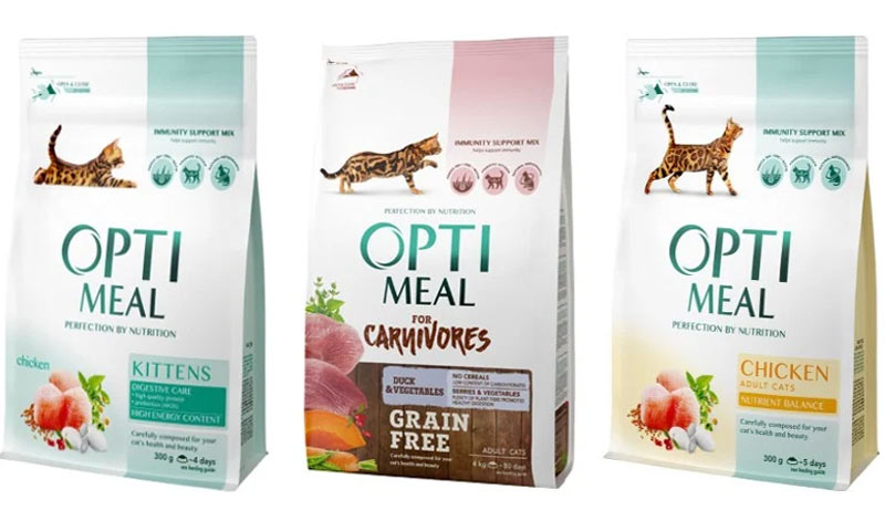 Optimeal est une nourriture pour chats de haute qualité et coûteuse.