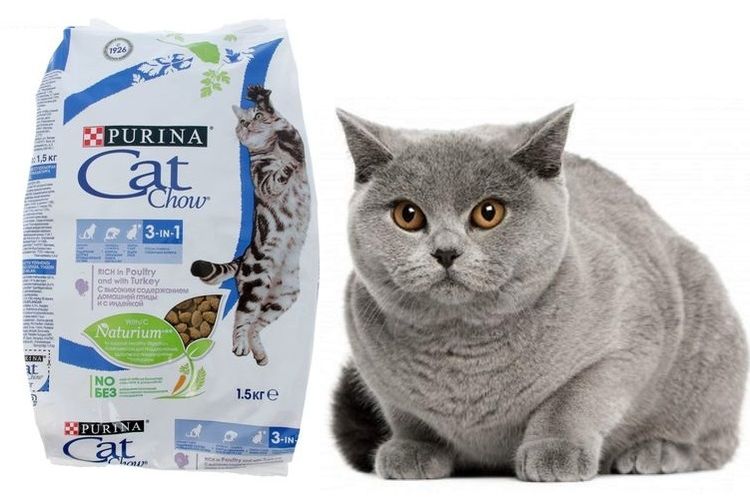 Purina Cat Chow 3 en 1, aliment pour chats contre la lithiase urinaire