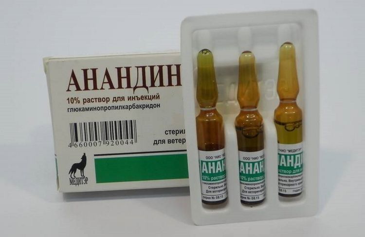 Solution injectable d'Anandin