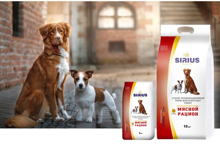Nourriture pour chiens Sirius