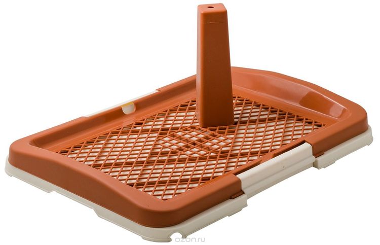 Toilettes pour chien avec poteau